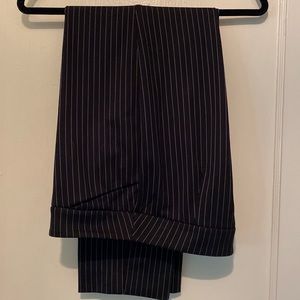 Great Looking Black With White Pinstripe Ankle Pant NWOT